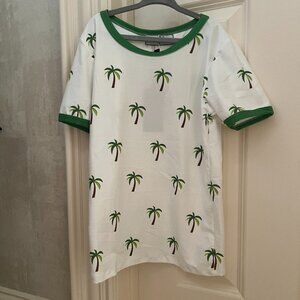 Sugar Bee Clothing - Palm Trees Short Lounge Set